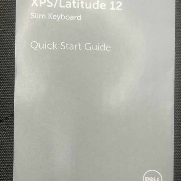 Dell OEM Latitude 7275 XPS 9250 Tablet Mobile Keyboard Dock Folio - Picture 7 of 8